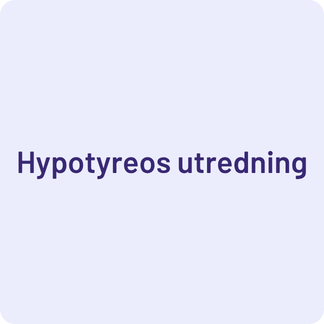 hypotyreos utredning