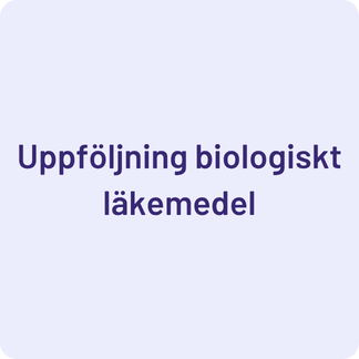 Uppföljning biologiskt läkemedel